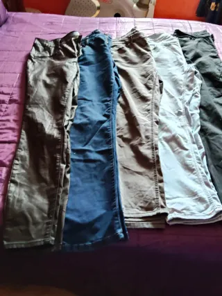 Lote de pantalones varios colores ,de mujer ,