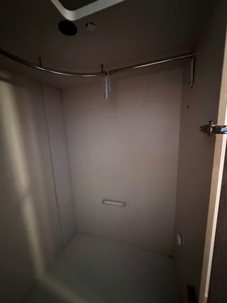 Armario modular en L madera beige y gris