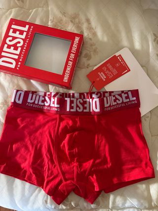 Bóxer Diesel Rojo Hombre Talla XS