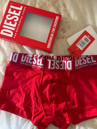 Bóxer Diesel Rojo Hombre Talla XS