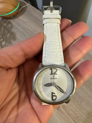 Reloj Festina Mujer Plata y Blanco