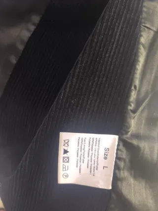 Abrigo paño jaspeado gris Talla L