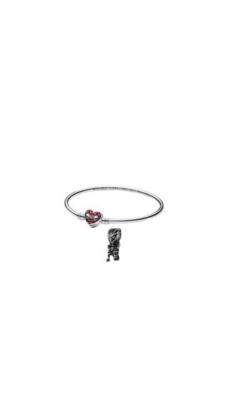 PULSERA SPIDERMAN EN PLATA 925 CON CHARM
