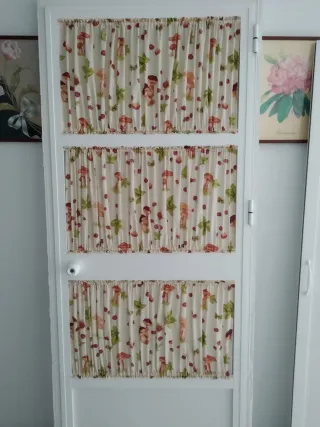 Puertas blancas aluminio semi nuevas completas