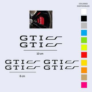 Pegatinas pinzas freno Volkswagen Golf GTI 8 CS
