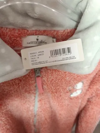 Chaqueta/Bata Coral Talla XS