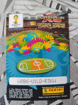 Cromo Iniesta Limited Ed Adrenalyn Mundial 2014