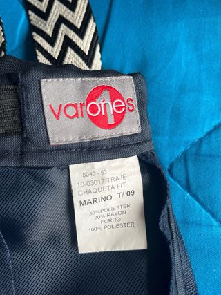 Traje de chaqueta y pantalón niño Talla 9