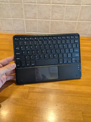 Tastiera Bluetooth Ultra Sottile Nera