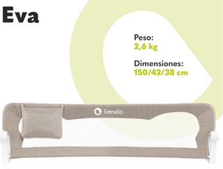 Barrera de Cama Infantil Beige Nuevo sin abrir