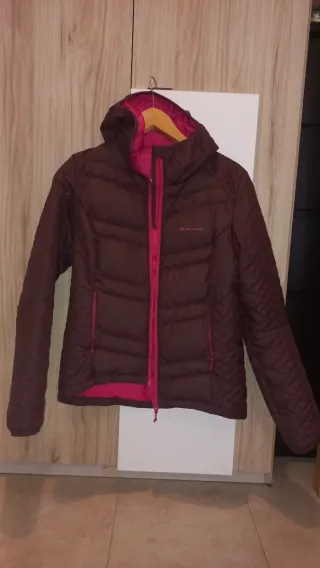 Cazadora Quechua Mujer Marrón y Rosa