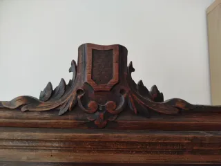 Espejo de pie antiguo restaurado