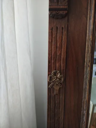 Espejo de pie antiguo restaurado