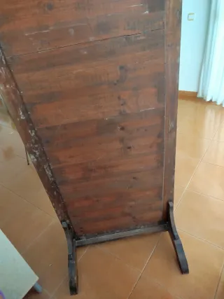 Espejo de pie antiguo restaurado