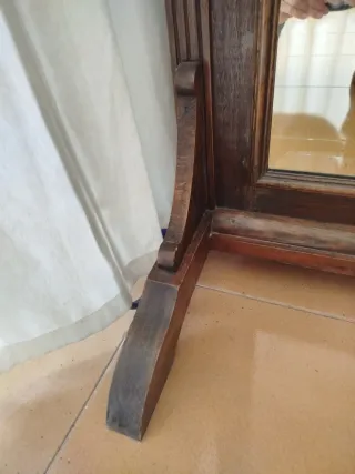 Espejo de pie antiguo restaurado