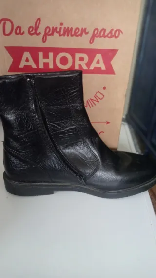 Botines hombre negros con cremallera