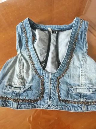 Chaleco vaquero Inside tachuelas