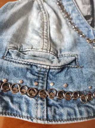 Chaleco vaquero Inside tachuelas