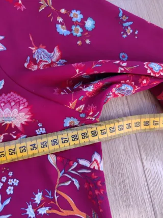 Camisa Cortefiel Estampada Flores Talla XXL