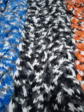 Set 3 Sciarpe Anello Multicolore