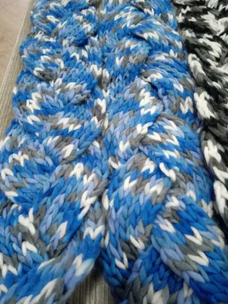 Set 3 Sciarpe Anello Multicolore