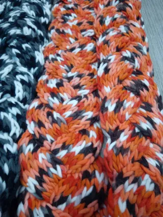 Set 3 Sciarpe Anello Multicolore