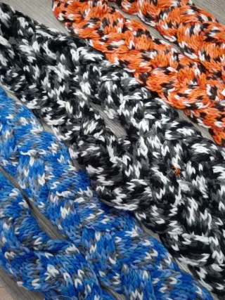 Set 3 Sciarpe Anello Multicolore