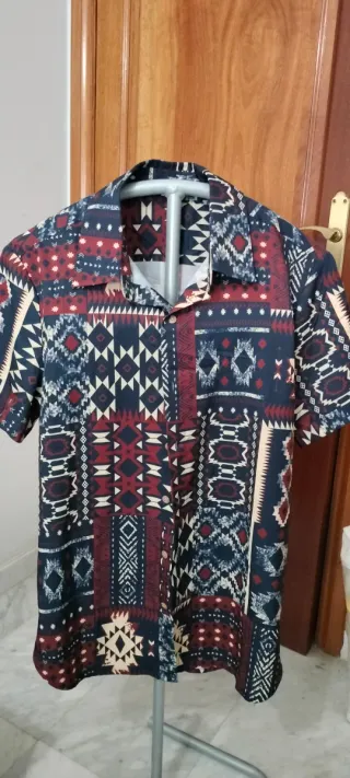 6 Camisas Hombre Manga Corta Estampadas