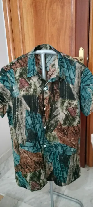 6 Camisas Hombre Manga Corta Estampadas
