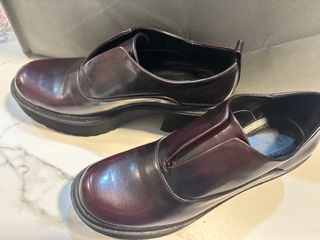 Mocasines Bershka negros/marrones