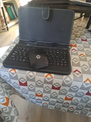 Teclado portátil USB + Ratón Inalámbrico HP no env