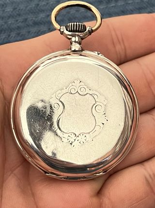 Reloj de Bolsillo Plata Cortebert Funcionando