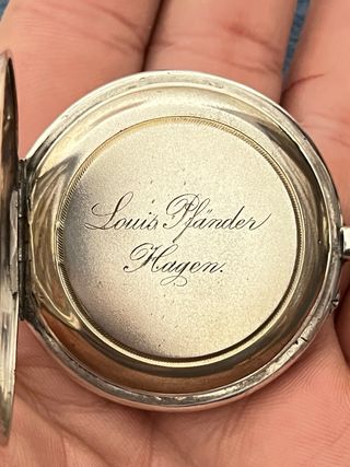 Reloj de Bolsillo Plata Cortebert Funcionando