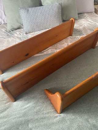 Estanterías de pino macizo (3 unidades)