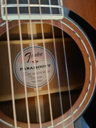 Guitarra Acústica Fender 220E Orchestra Mahogany