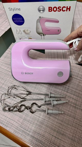 Batidora amasadora Bosch Styline rosa