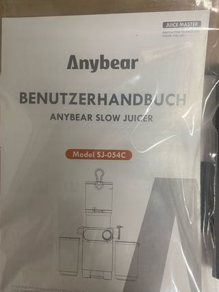 nuevo Extractor de jugos Anybear Juice Master