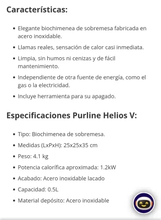 Biochimenea Purline Helios V Morada