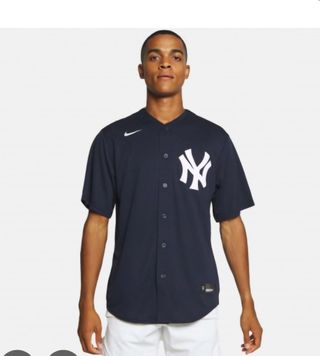 Camisa Yankees Nike Azul y Blanca