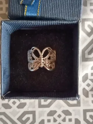 Anillo Plata Mariposa