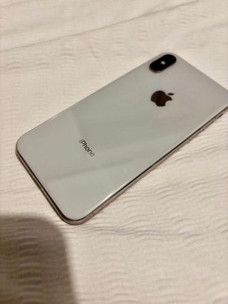 iPhone X 256GB blanco.