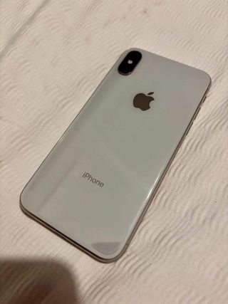 iPhone X 256GB blanco.