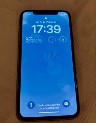 iPhone X 256GB blanco.