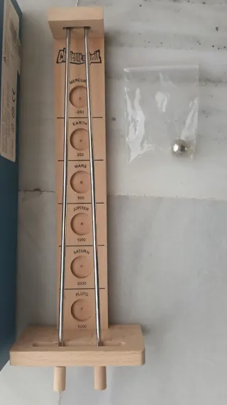 Juego de mesa madera espacio