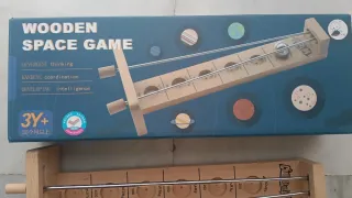 Juego de mesa madera espacio