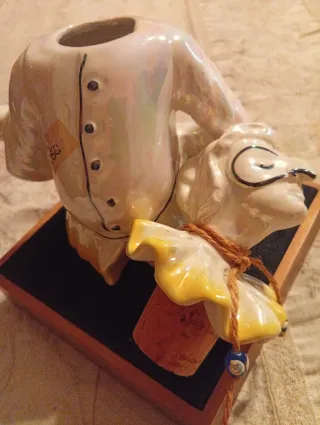 Bottiglia ceramica vintage