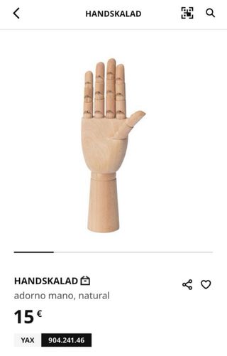 Figura de madera IKEA