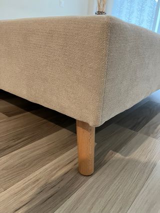 Canapé fijo 15cm altura. Para colchones de 150x190