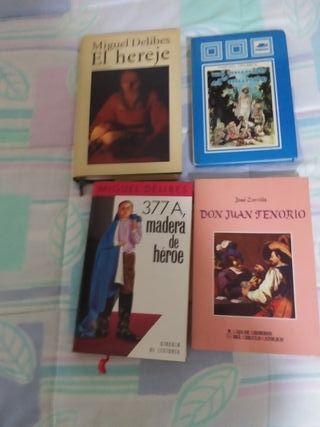LIBROS DE DELIBES Y ZORRILLA