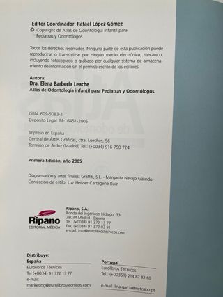 Atlas de odontología infantil